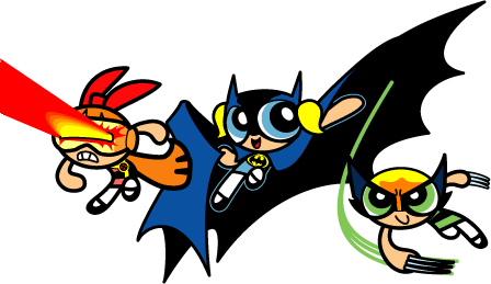 サイクロップス、バットマン、ウルヴァリンのコスプレ・・・